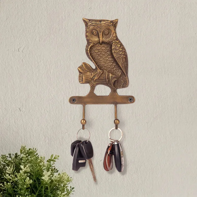 Owl Key Holder Double Hook