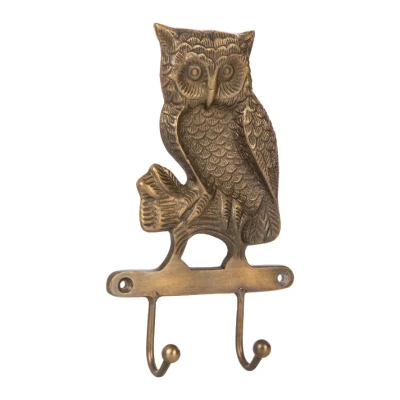 Owl Key Holder Double Hook