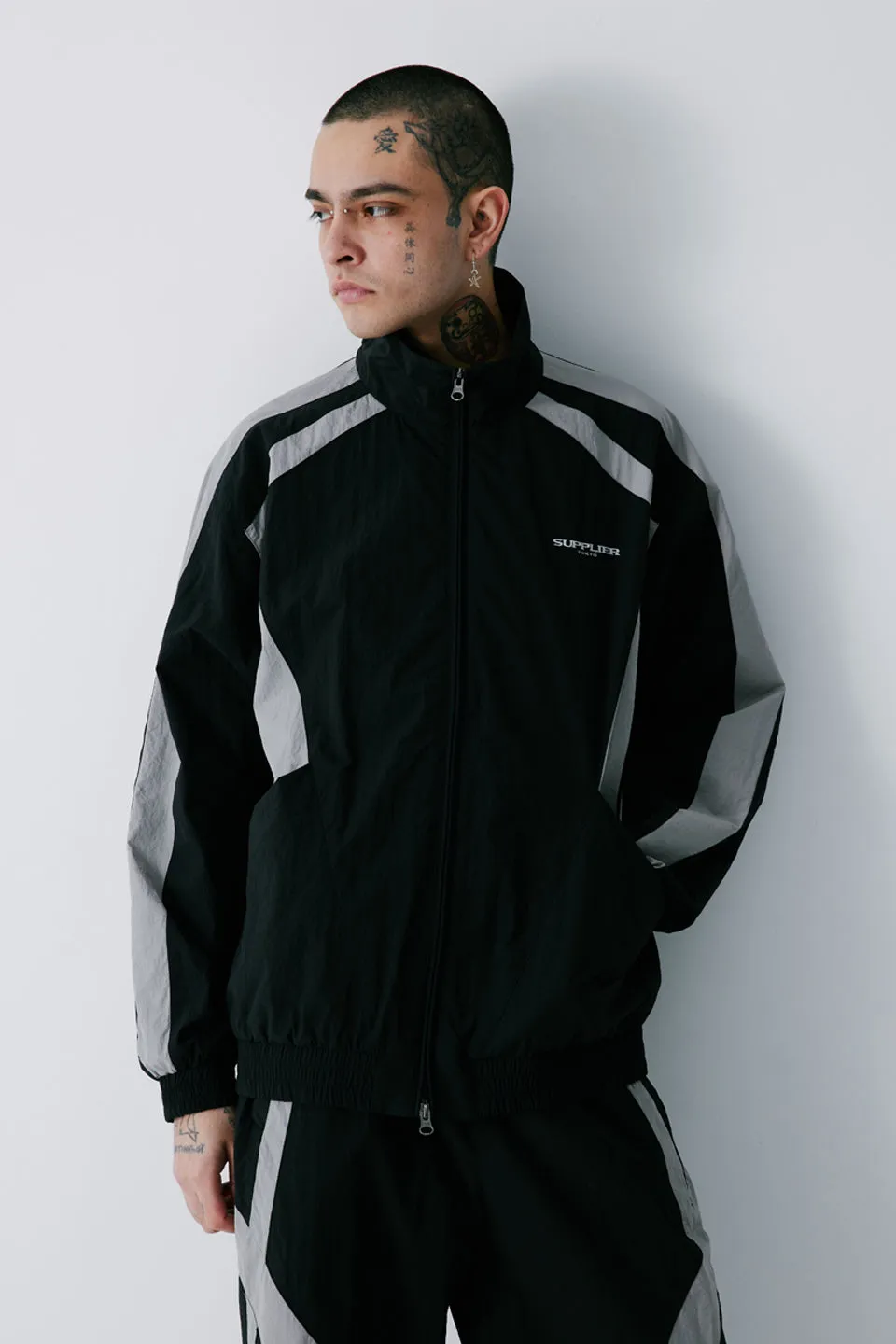 Paneled Track Jacket