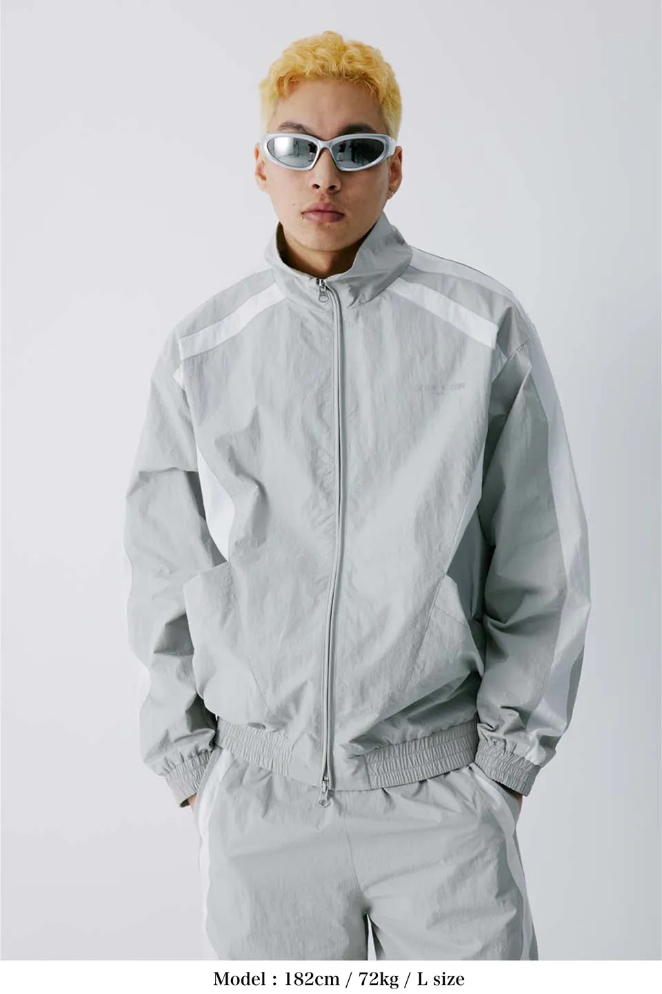 Paneled Track Jacket