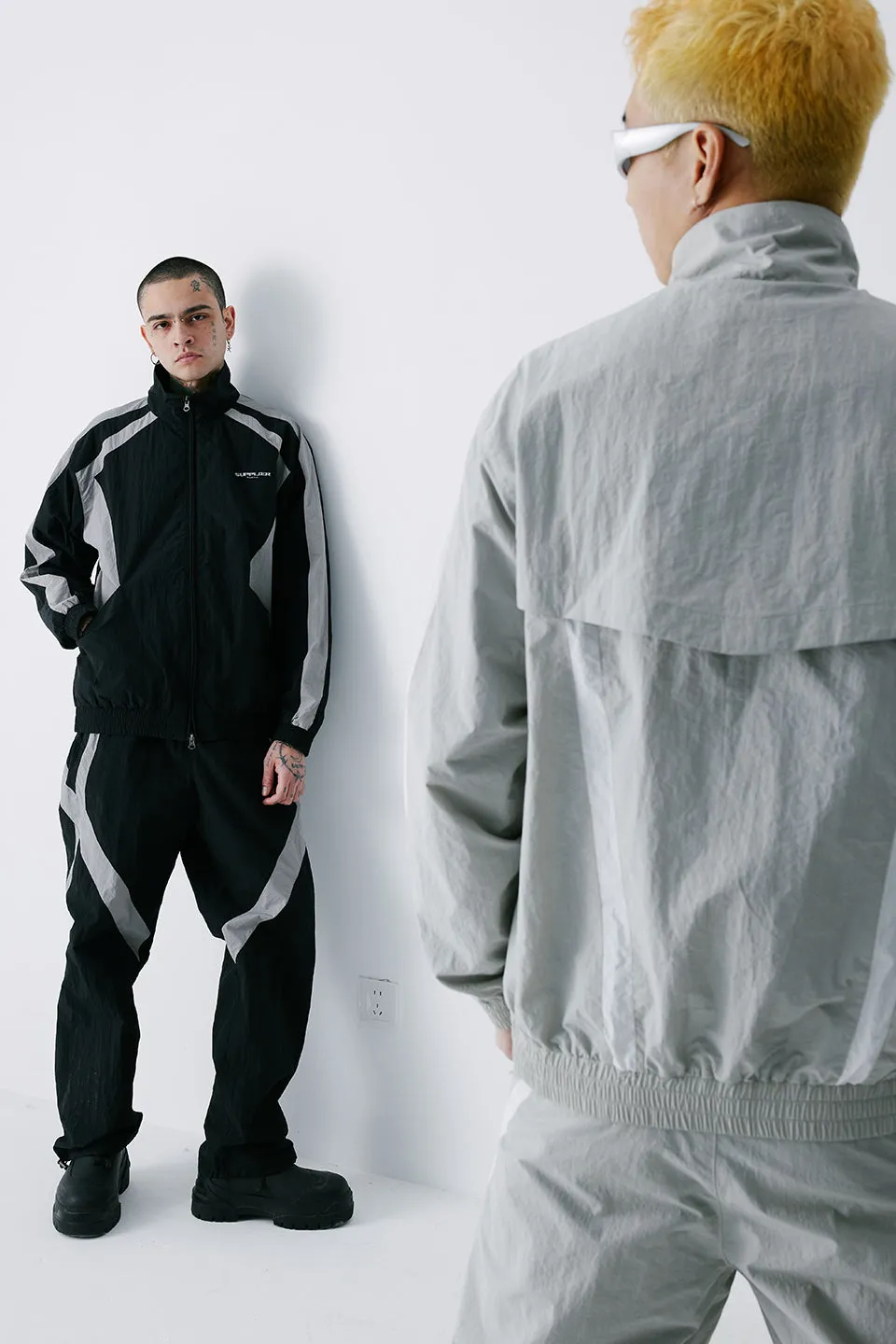 Paneled Track Jacket