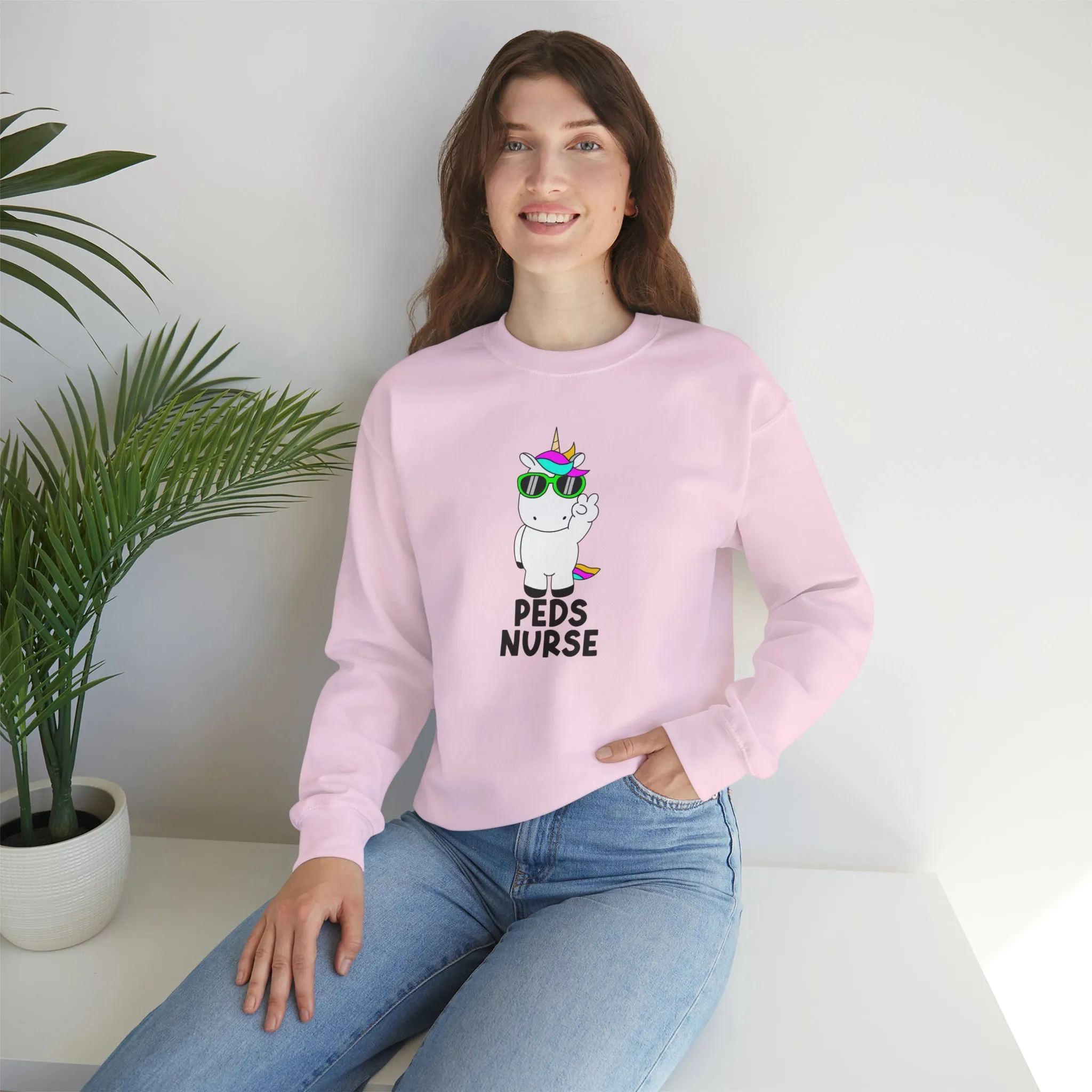 Pediatric Unicorn Unisex Heavy Blend™ Crewneck Sweatshirt