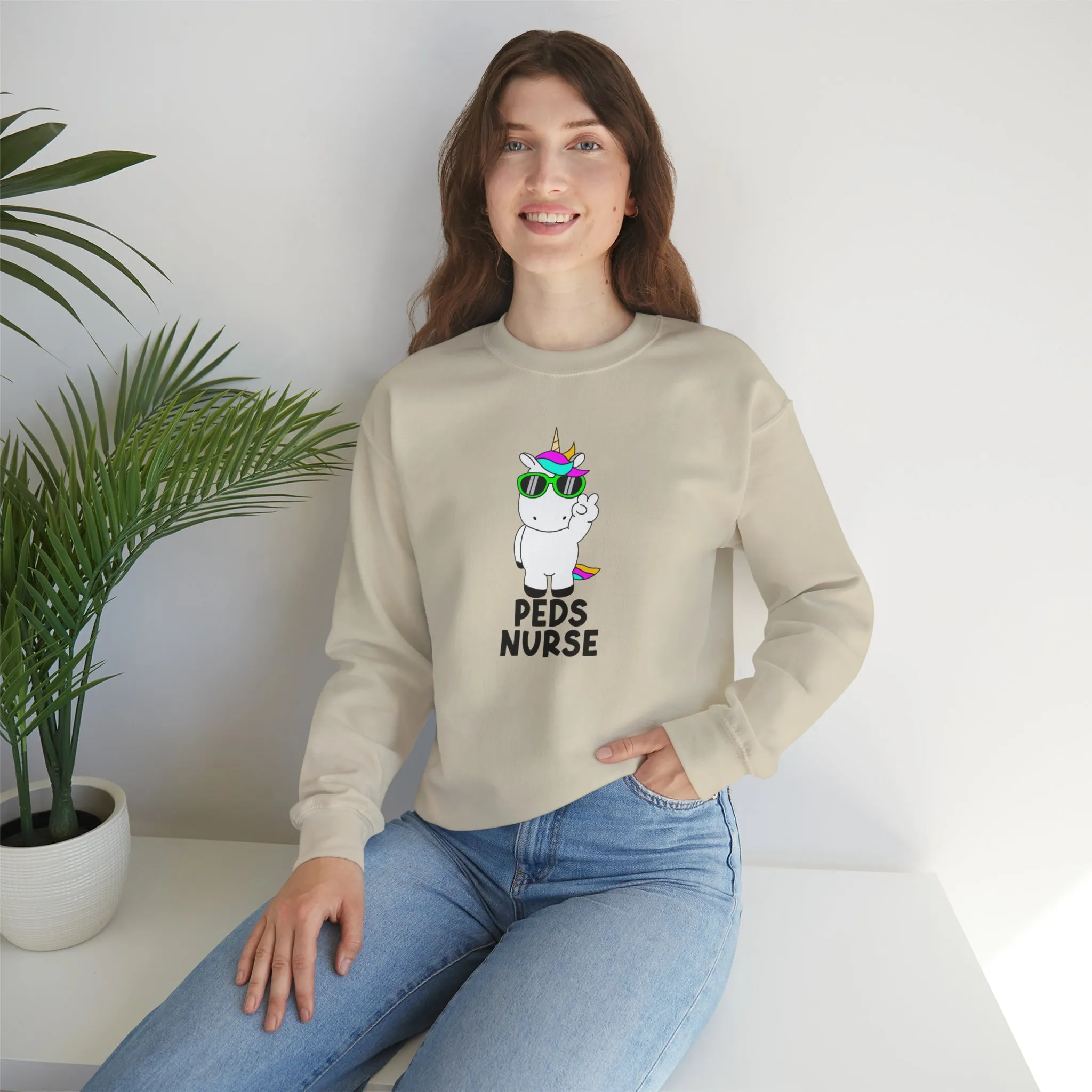 Pediatric Unicorn Unisex Heavy Blend™ Crewneck Sweatshirt