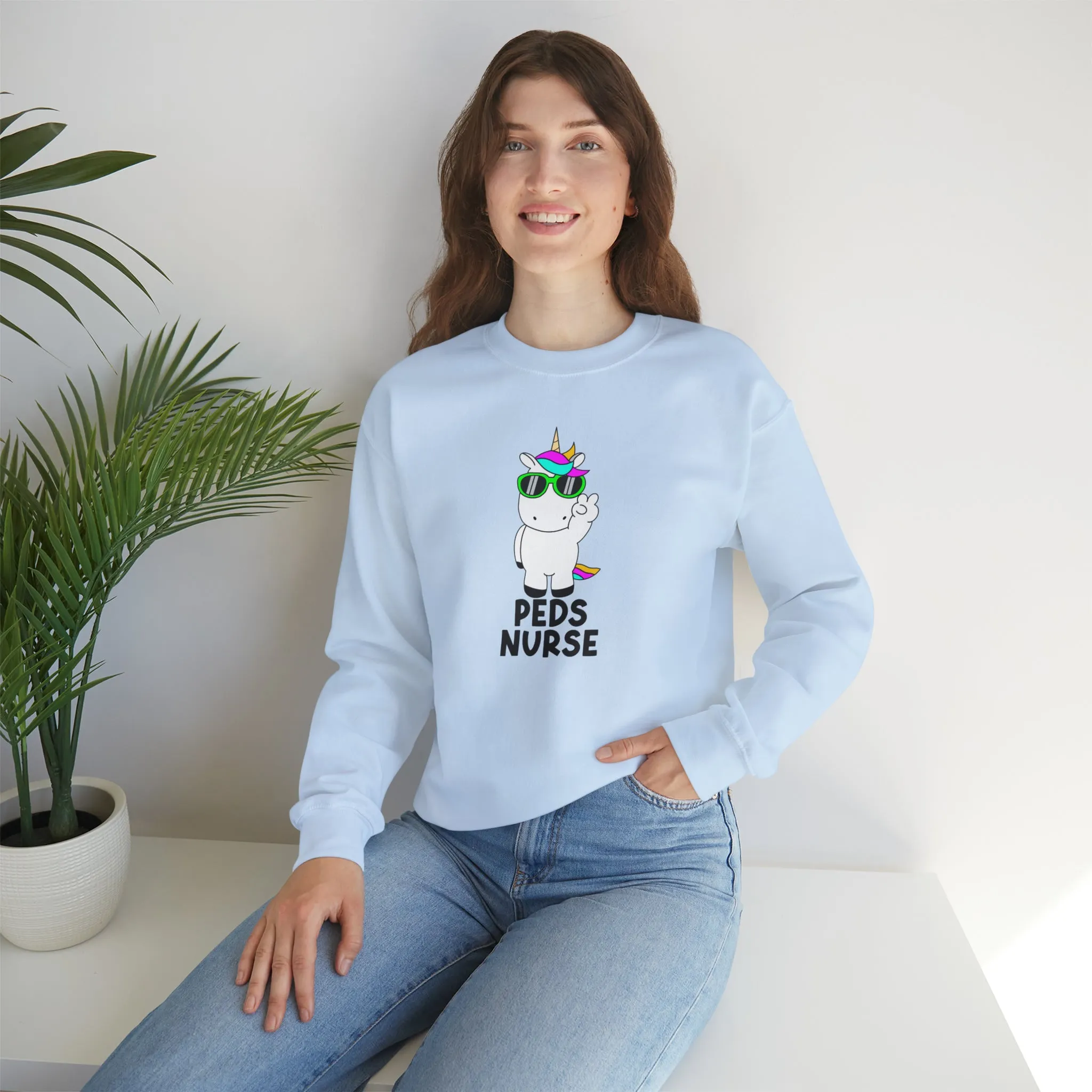 Pediatric Unicorn Unisex Heavy Blend™ Crewneck Sweatshirt