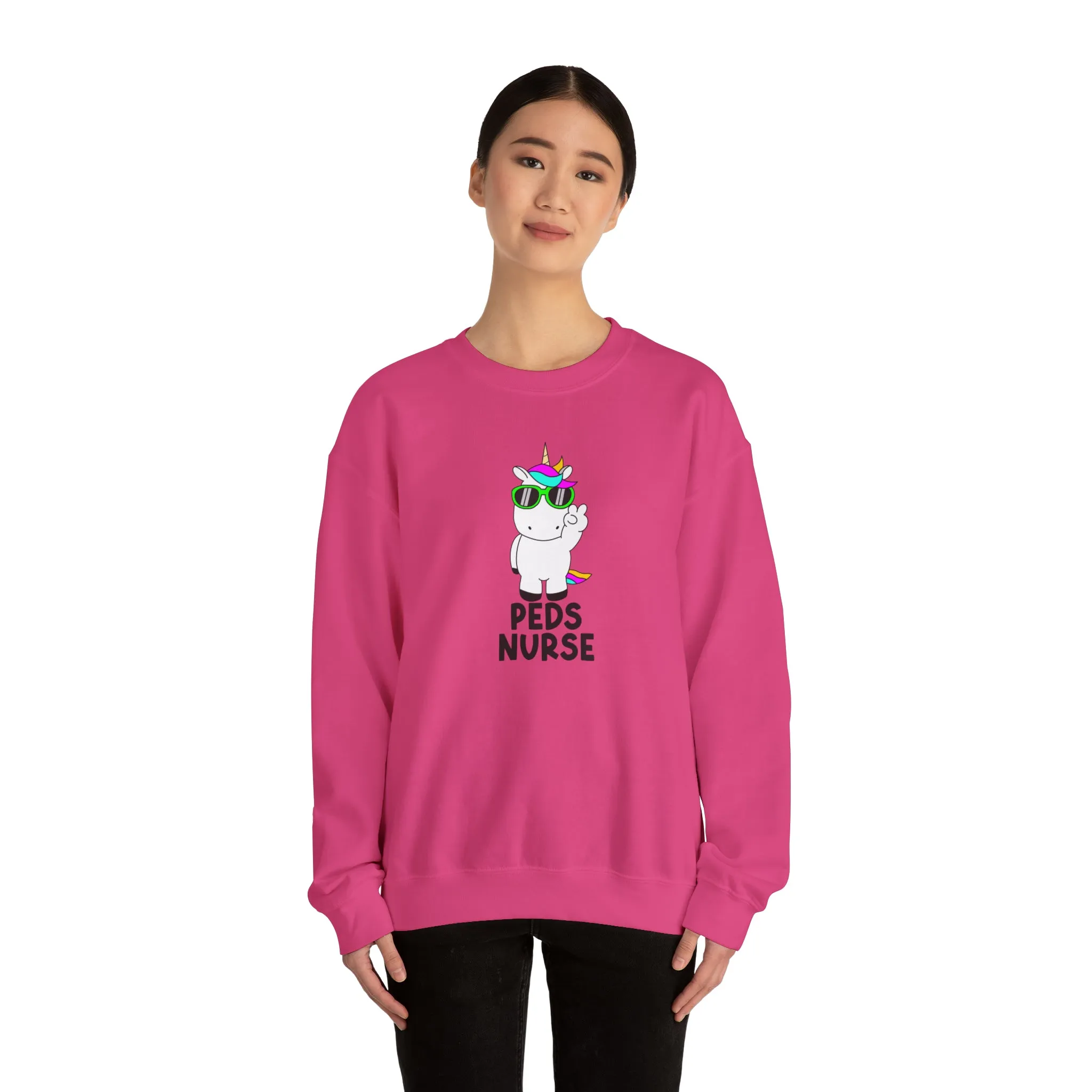 Pediatric Unicorn Unisex Heavy Blend™ Crewneck Sweatshirt