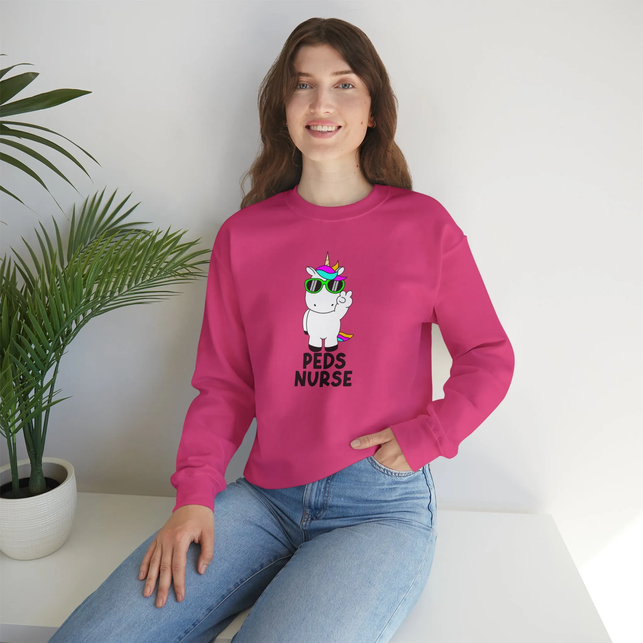 Pediatric Unicorn Unisex Heavy Blend™ Crewneck Sweatshirt