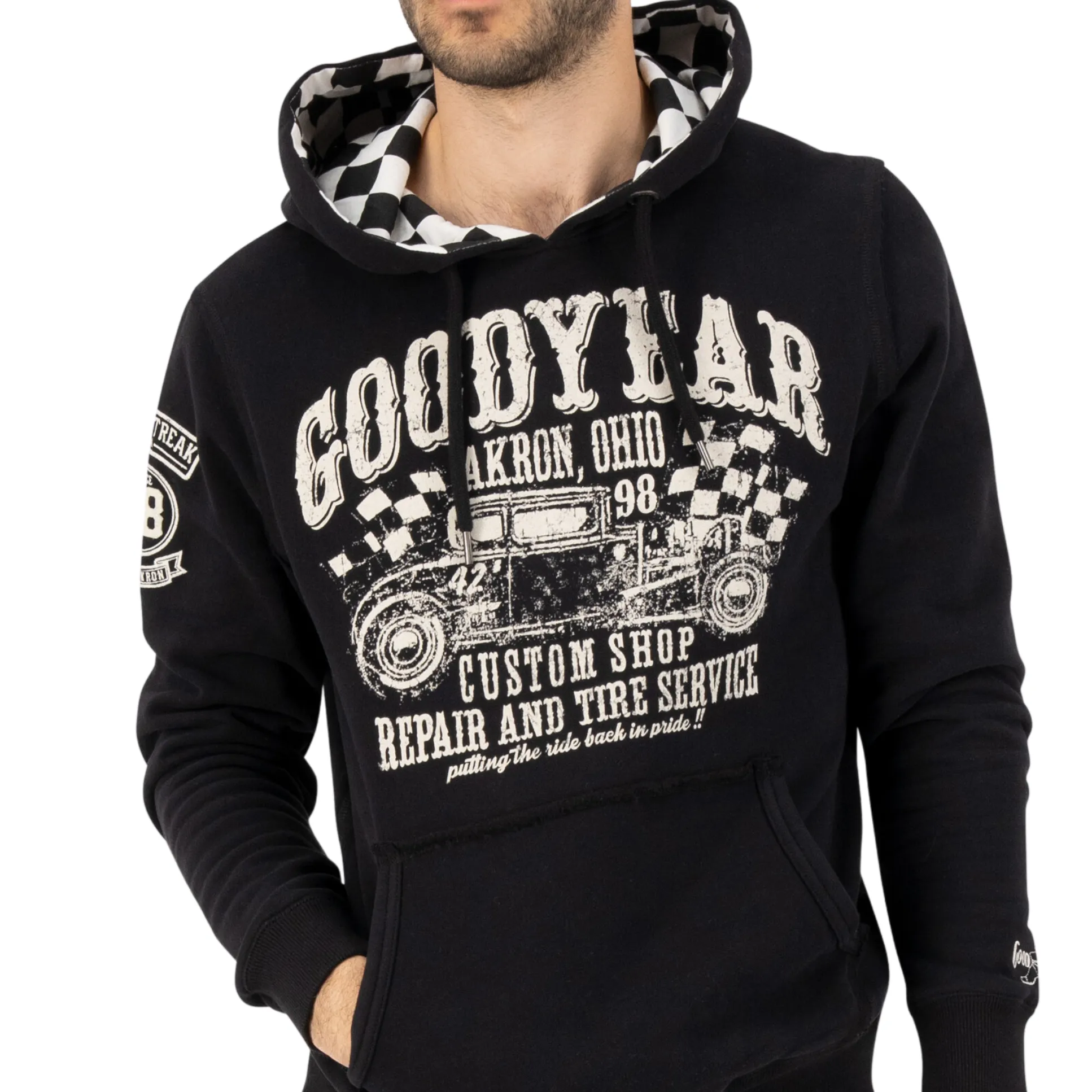 Pelham Checkered Flag Hoodie