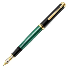 Pelikan Souveran M1000 Fountain Pen - Green Striated