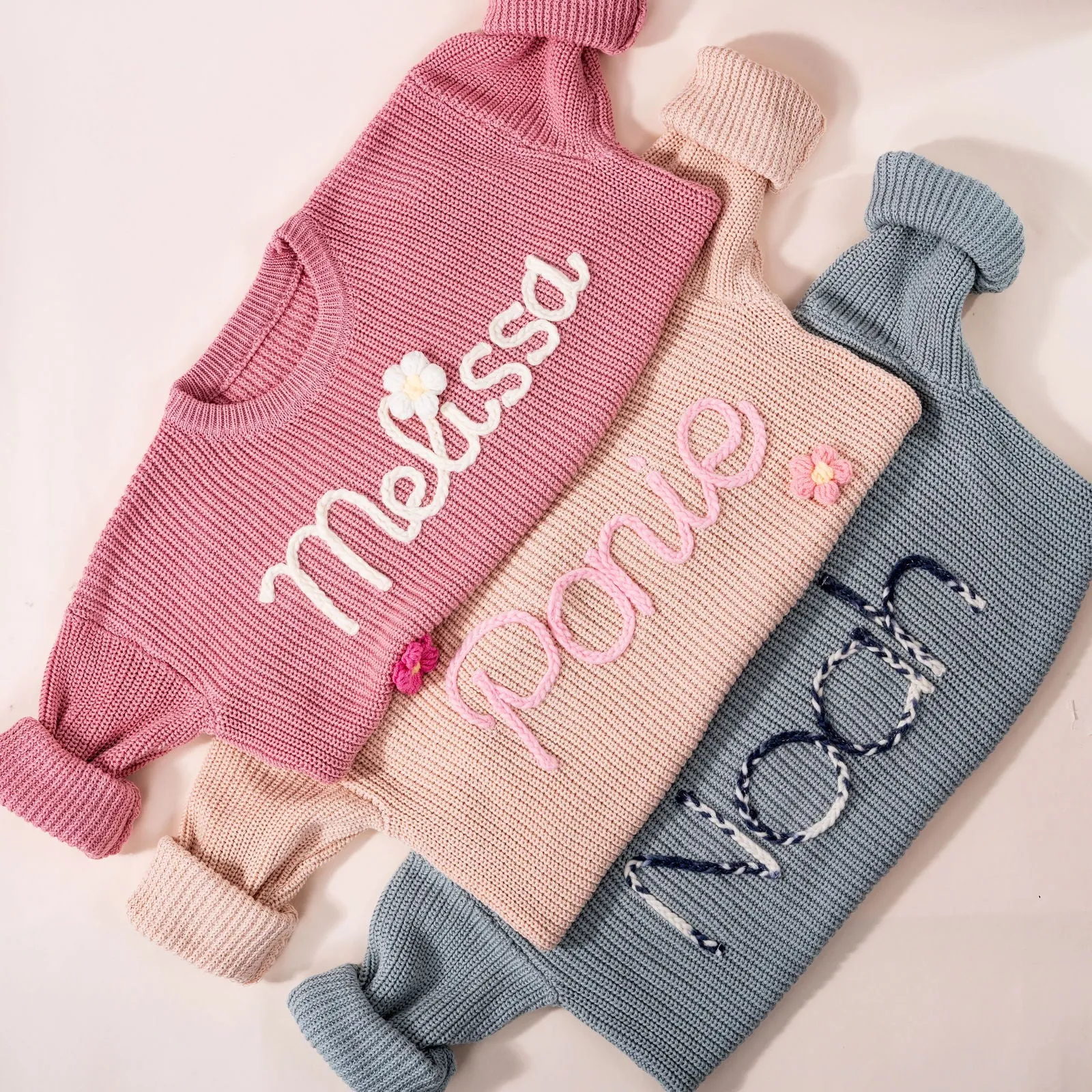 Personalized Baby Sweater With Name, Toddler Knit Sweater, Personalized Baby Gifts KS01