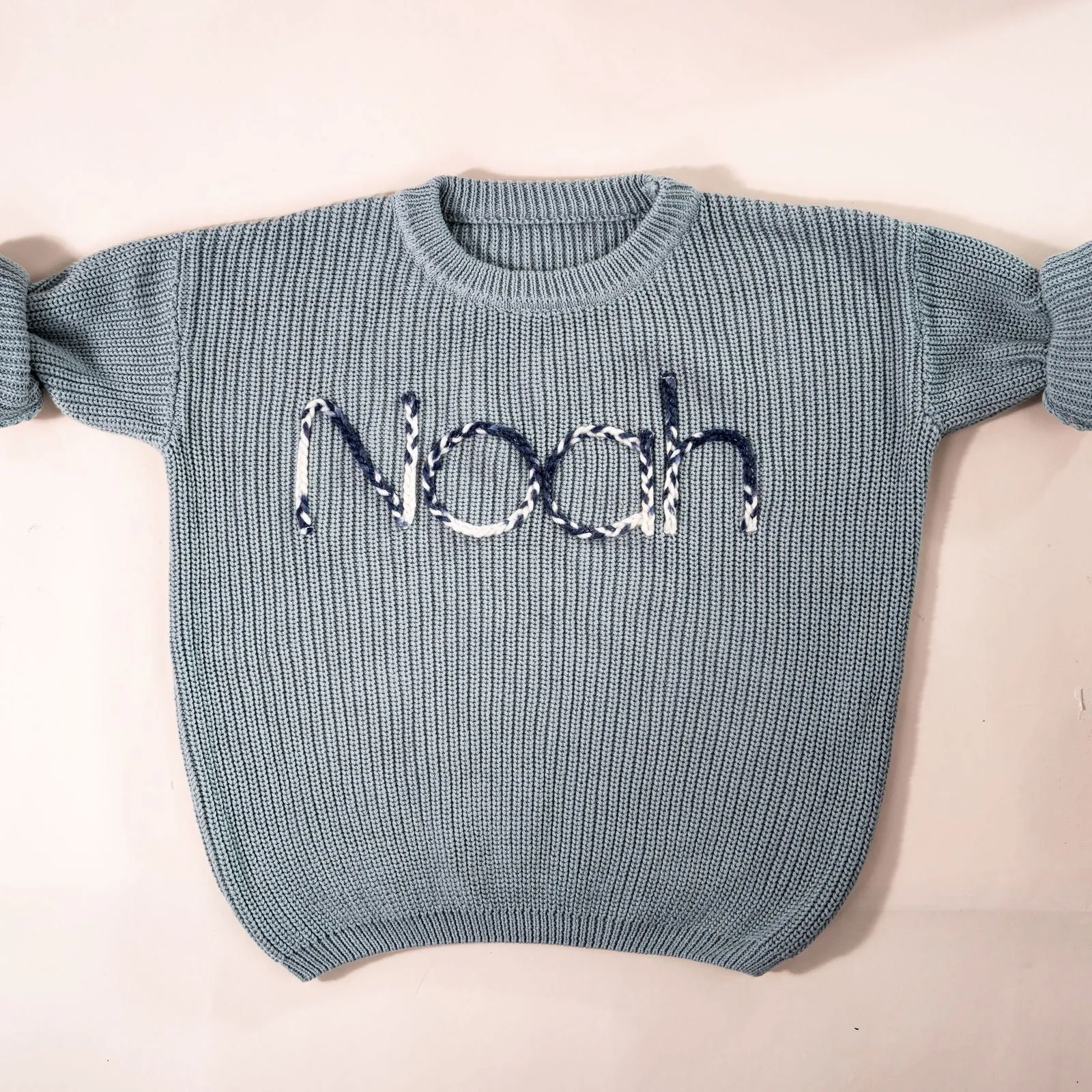 Personalized Baby Sweater With Name, Toddler Knit Sweater, Personalized Baby Gifts KS01