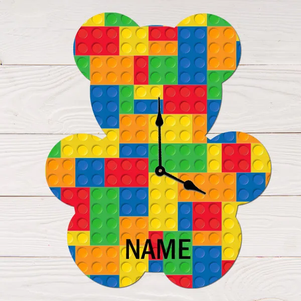 Personalized Clock - Teddy