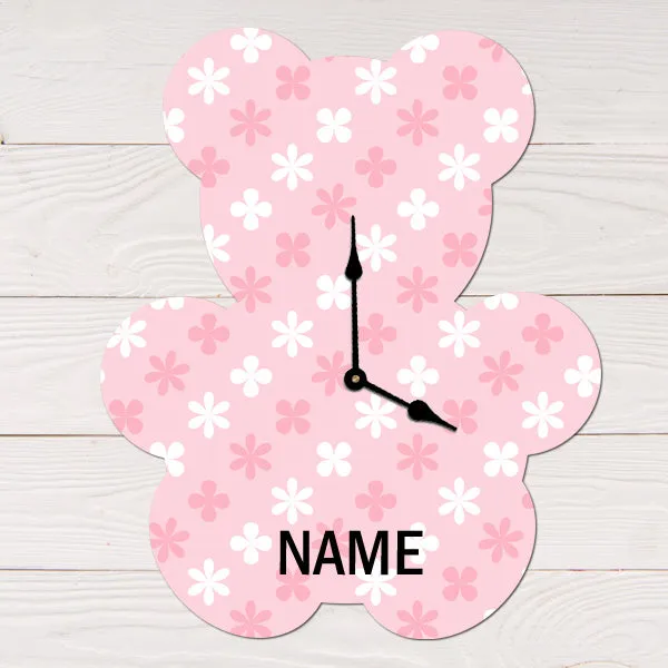 Personalized Clock - Teddy