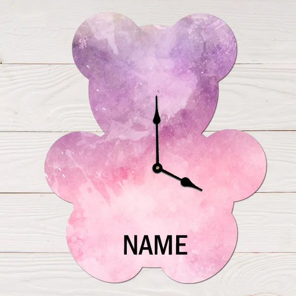 Personalized Clock - Teddy