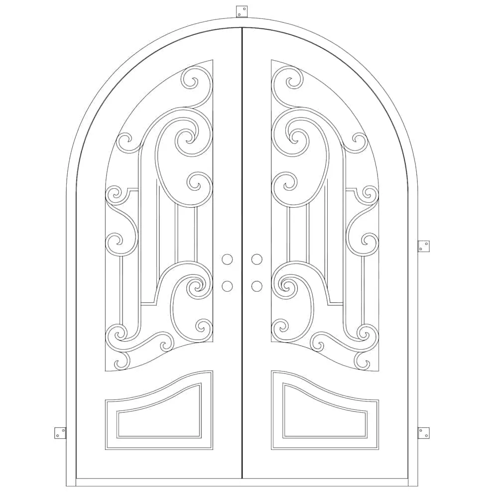 Piano with Thermal Break - Double Full Arch | Standard Sizes