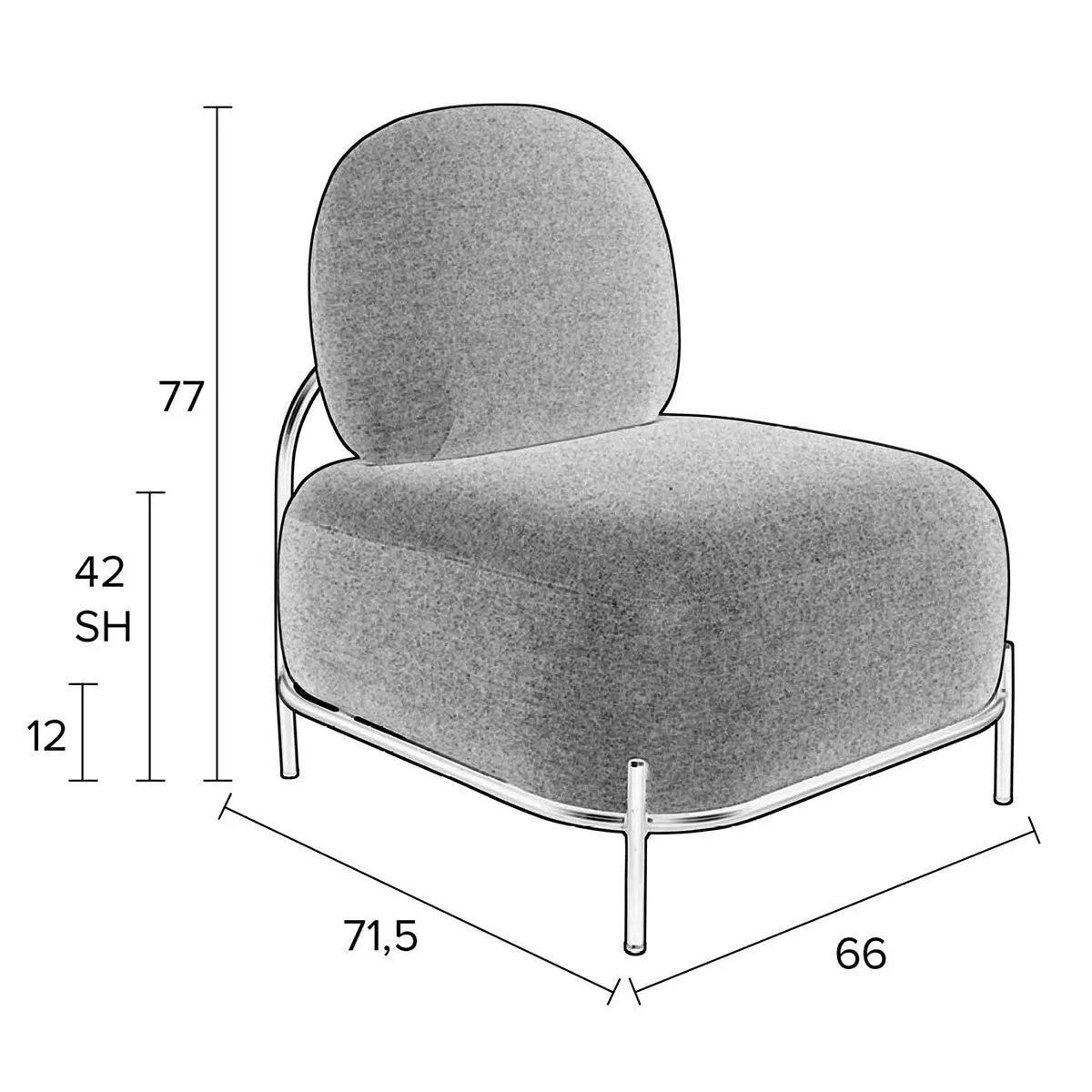 Polly Teddy Lounge Chair