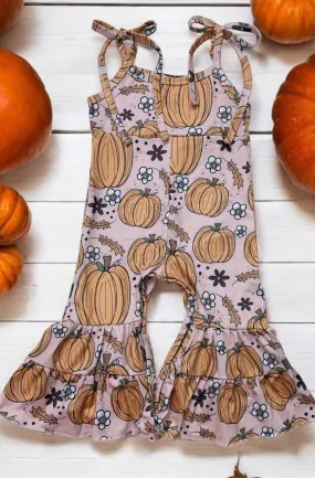 Pumpkin Flared Jumpsuit *RTS*