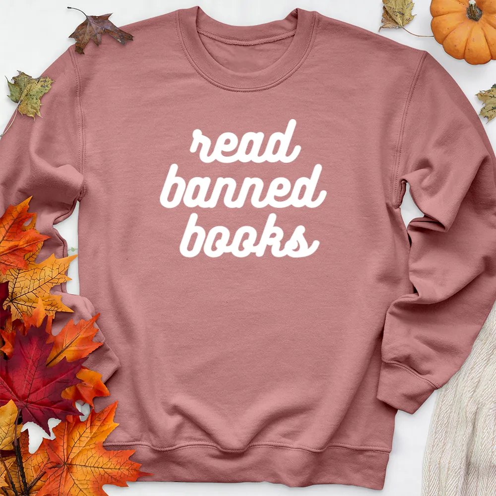 read banned books premium crewneck sweatshirt