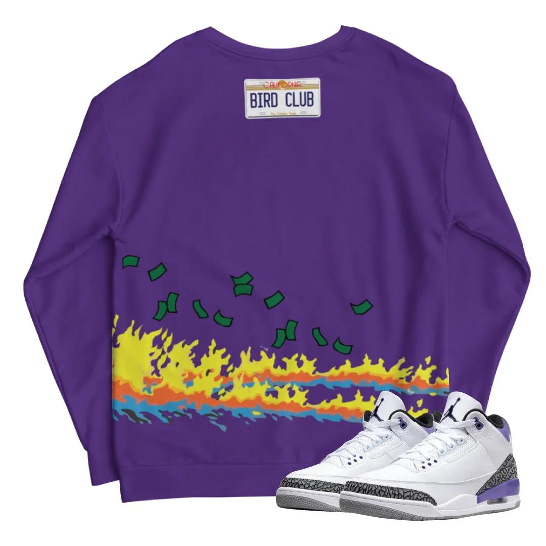 Retro 3 Dark Iris Sweatshirt