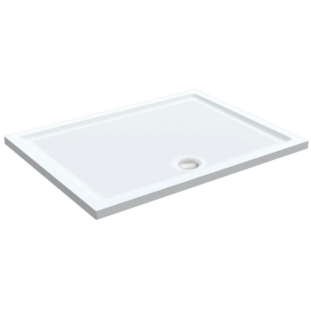 Roman Stone Solid Surface Anti Slip Shower Tray - 1100 x 800 x 40mm