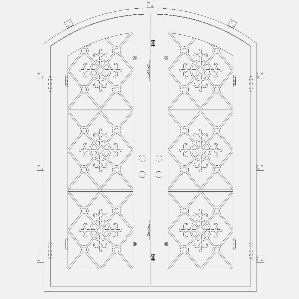 San Francisco with Thermal Break - Double Arch | Standard Sizes