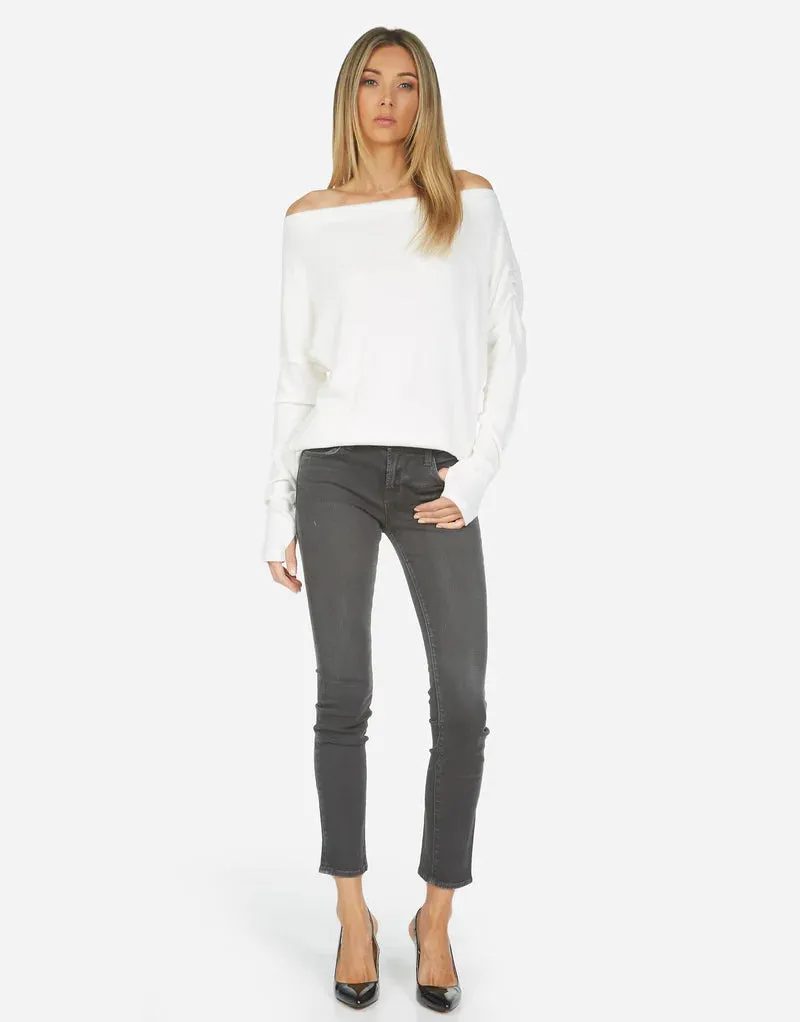 Santos Le Drop Shoulder Sweater | Ivory