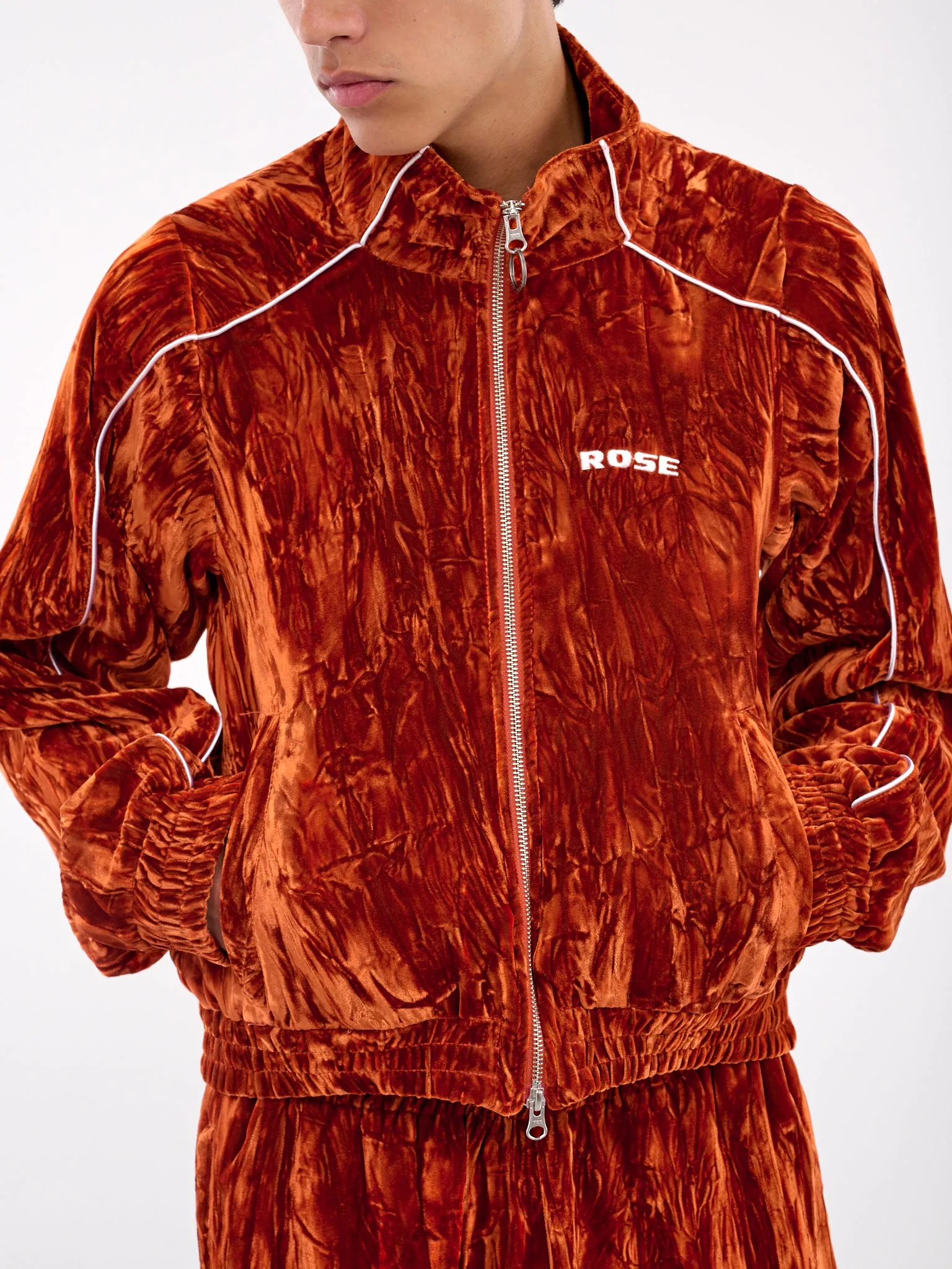 Shrunken Track Jacket (164WF04202-ORANGE)