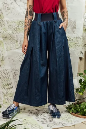 SL24 ADLAI PALAZZO PANTS - DENIM