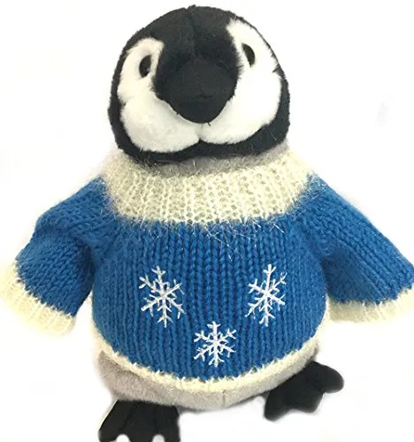 Snowflakes Sweater Penguin Holiday Plush (10" Tall)