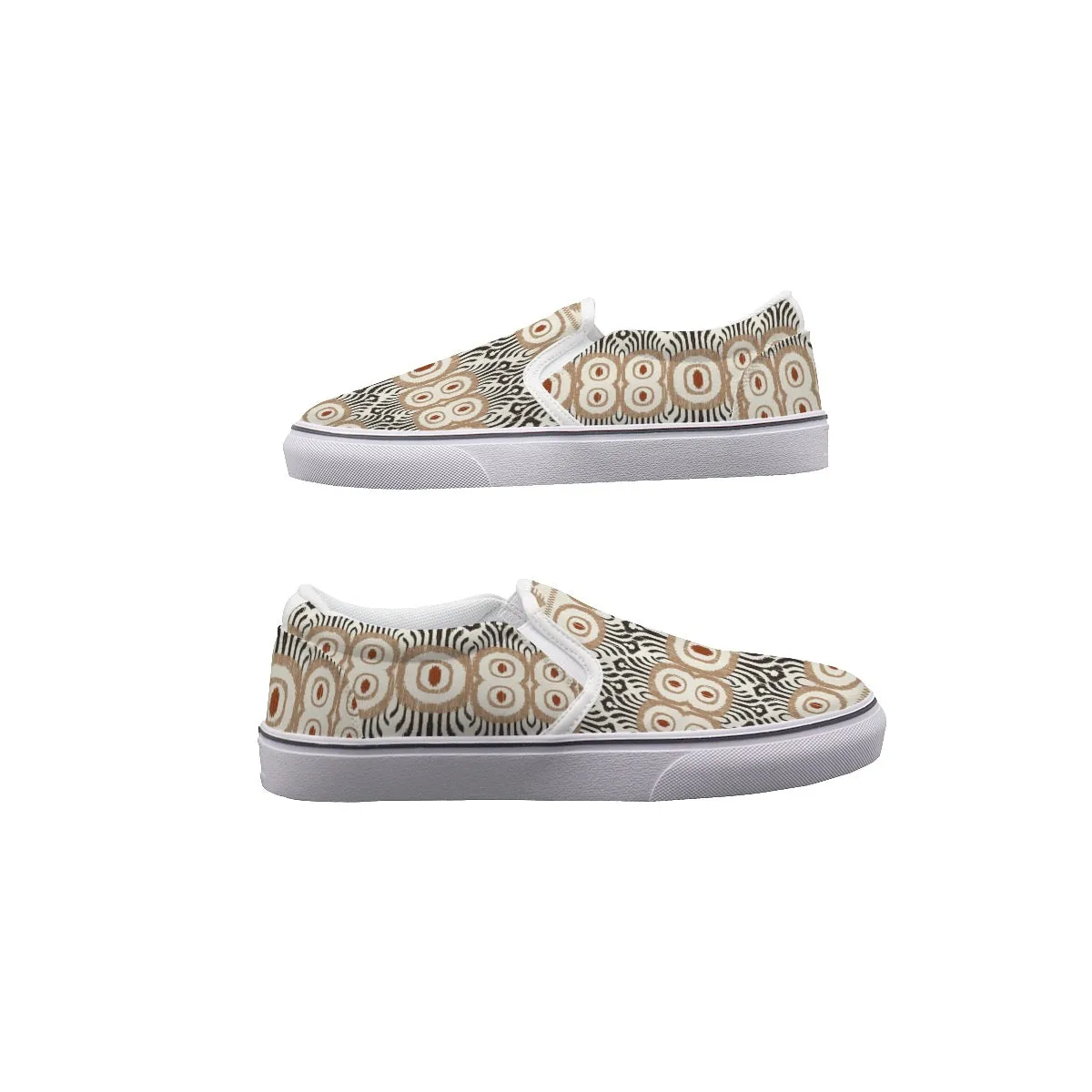 So#27 Men's Slip On Sneakers, pattern, print