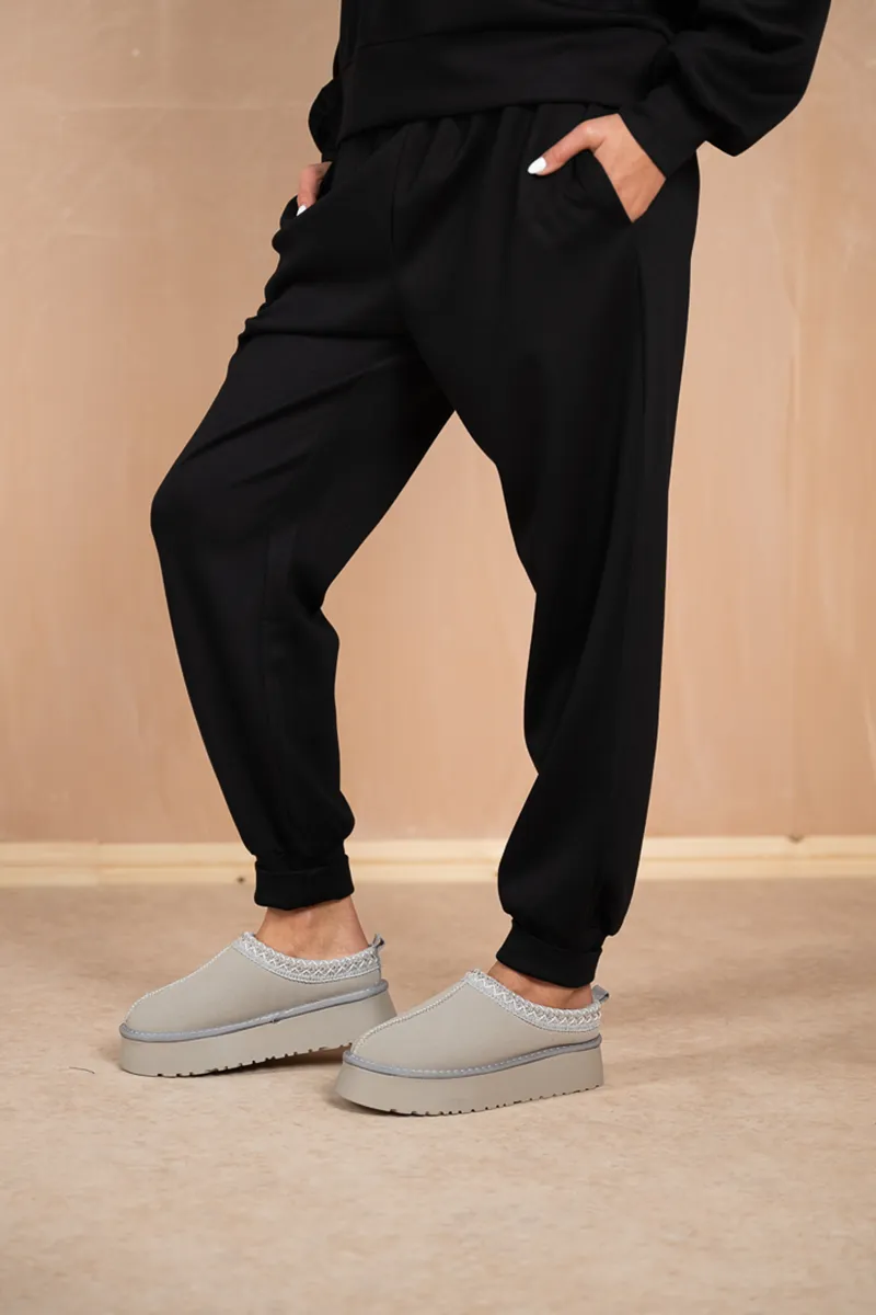 Soft Scuba Joggers - Black