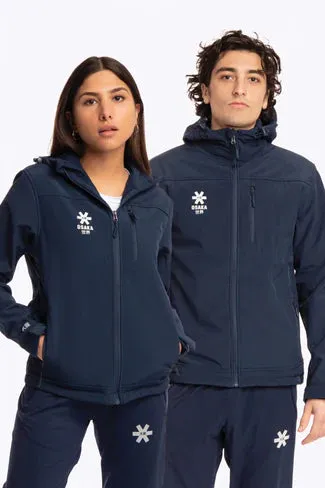 Softshell With Hoodie - Unisex - NAVY