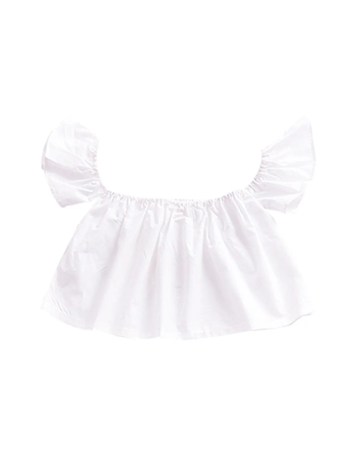 Stylish Baby Girls Off shoulder Flared Sleeves Top