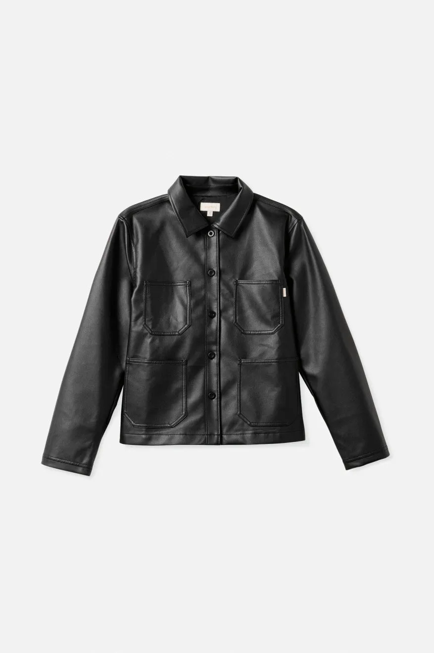 Survey Boxy Chore Coat - Black