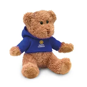 Teddy Plush Wearing a Hooded Sweater