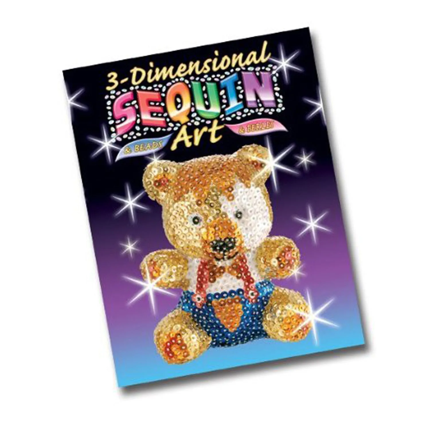 TEDDY Sequin Art® 3D Sculpture - Sparkling DIY Decorative Craft Kit