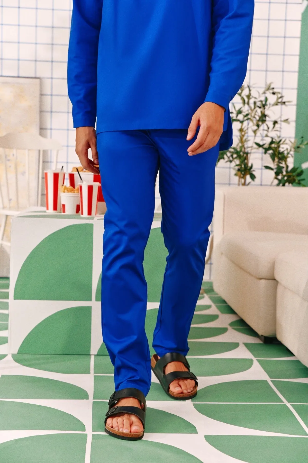 The Perfect Men Slim Fit Pants - Classic Blue