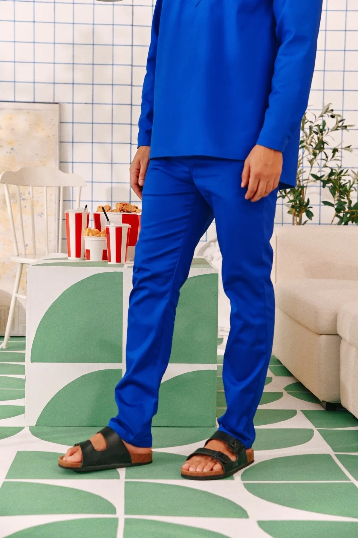 The Perfect Men Slim Fit Pants - Classic Blue