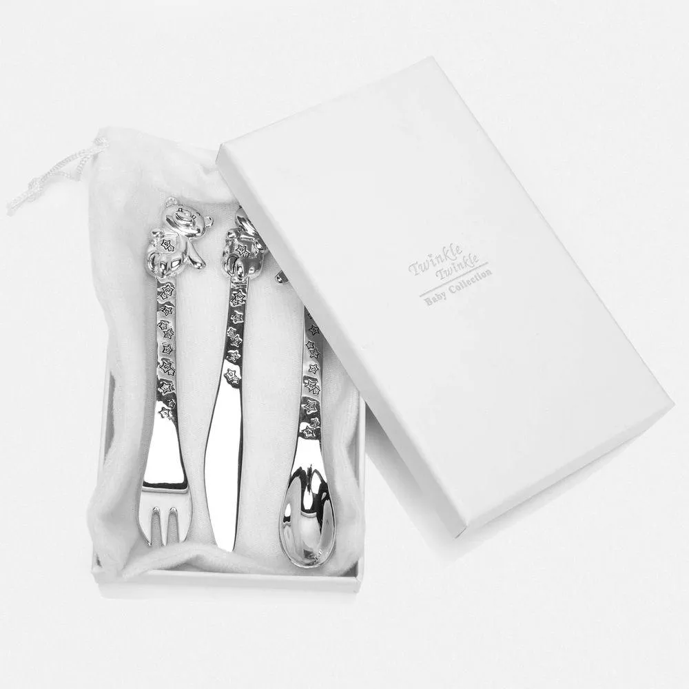 Twinkle Twinkle Silver Plated Cutlery Set