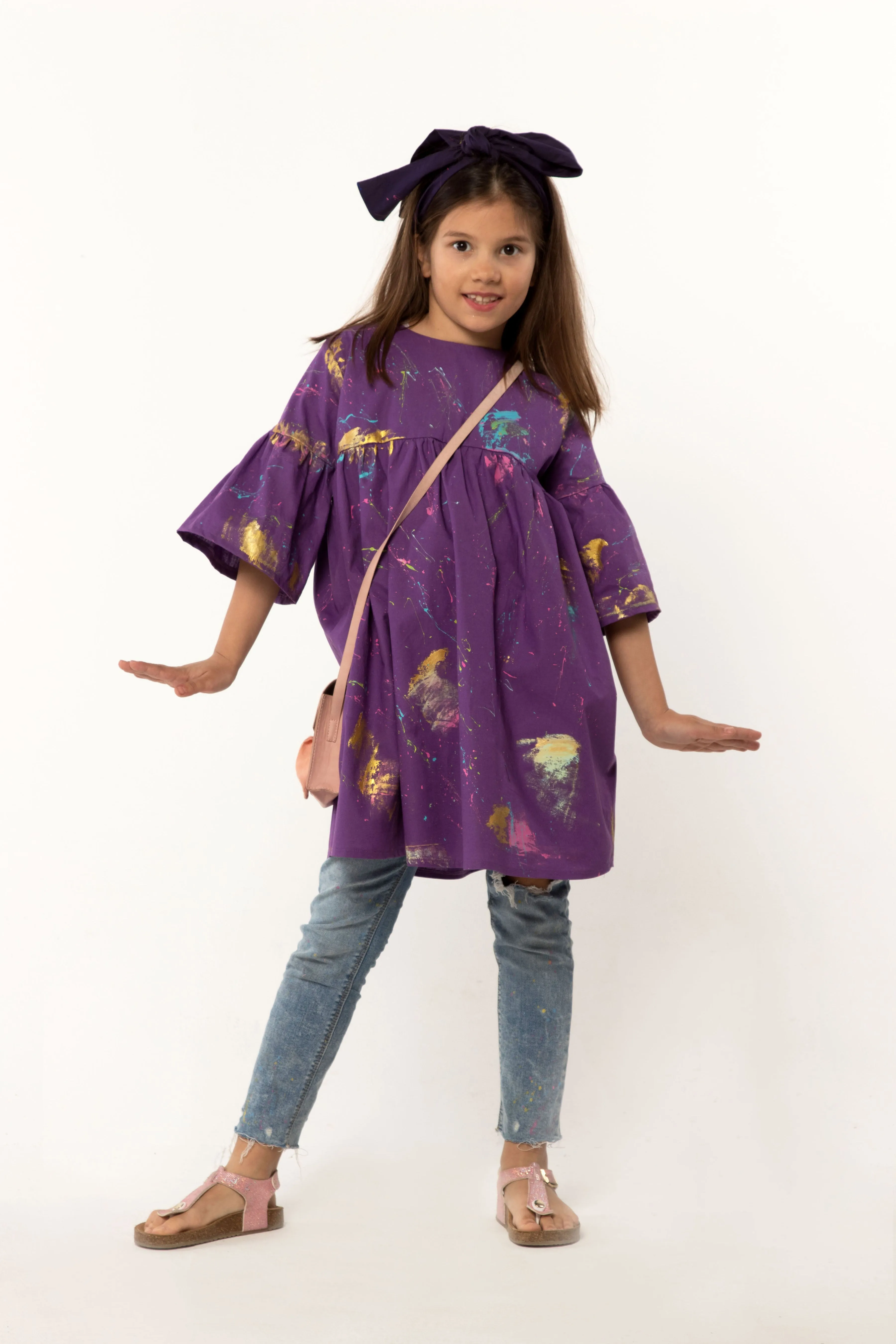 Violet Dress/Tunic Dark Purple