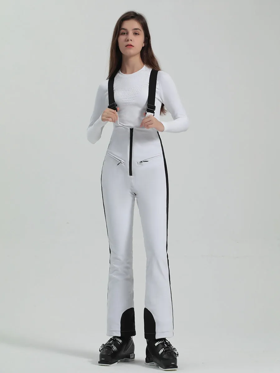 Women Slim Fit Salopette Ski Pants