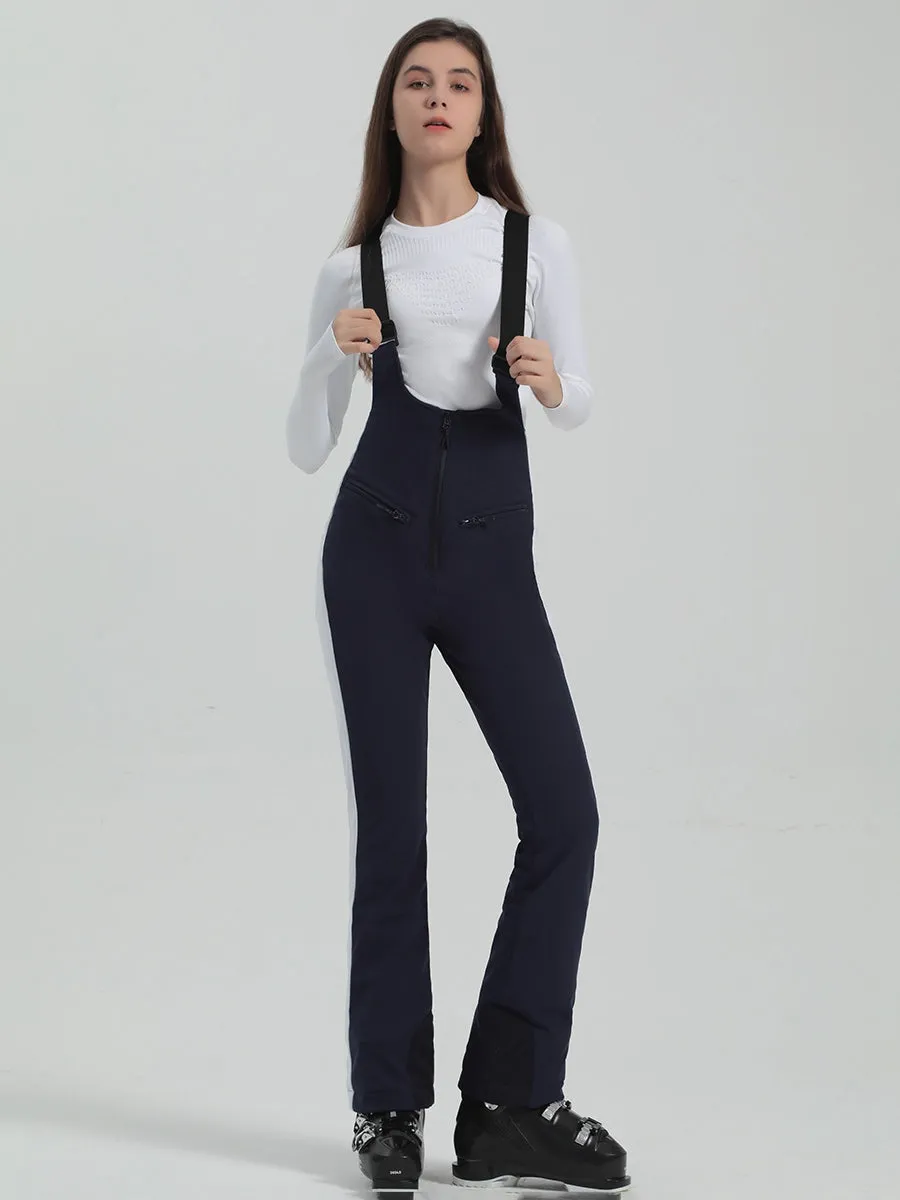 Women Slim Fit Salopette Ski Pants