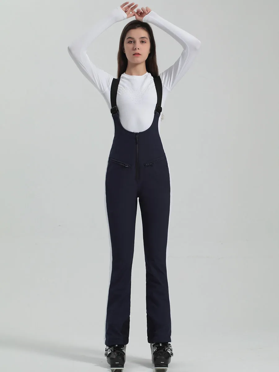 Women Slim Fit Salopette Ski Pants