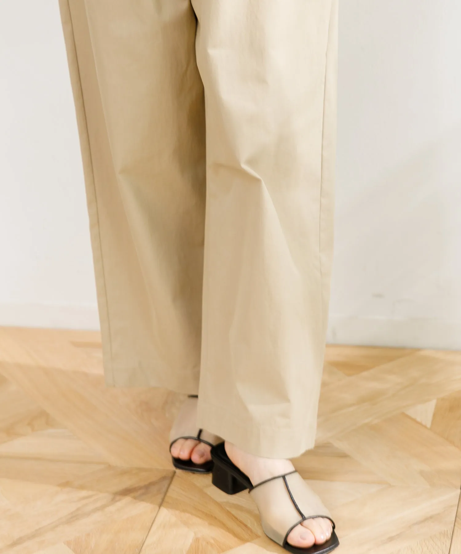 【WOMEN】ORCIVAL WIDE EASY PANTS