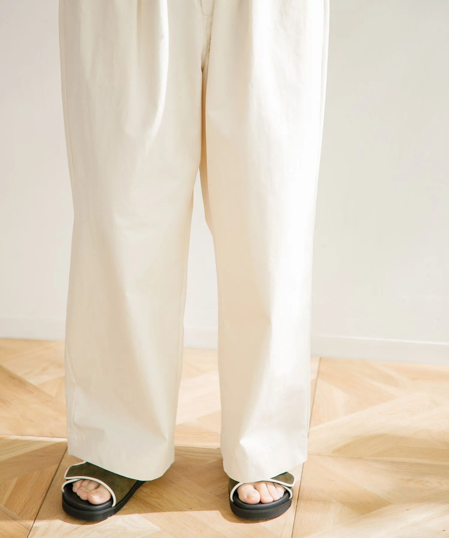 【WOMEN】ORCIVAL WIDE EASY PANTS