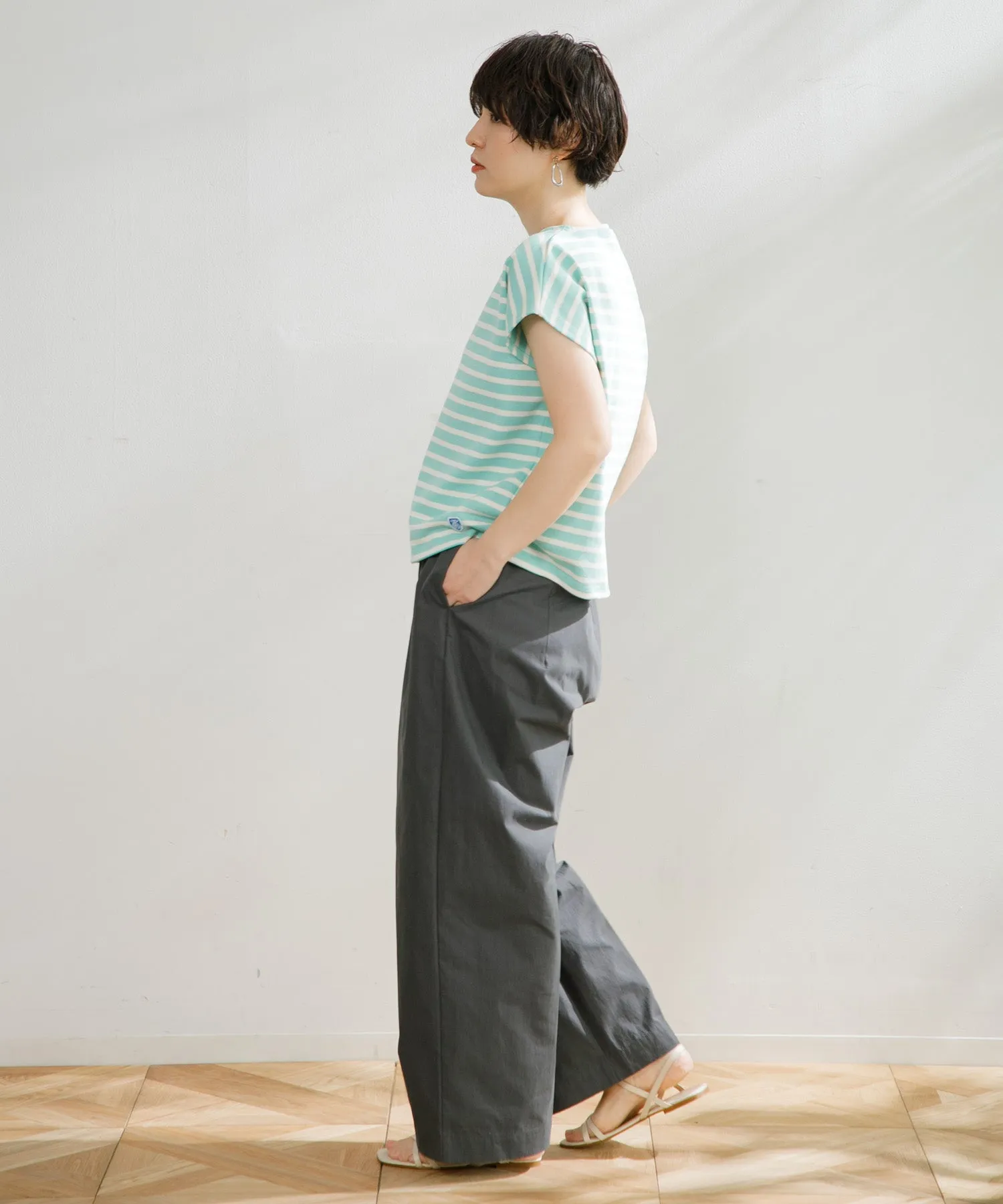 【WOMEN】ORCIVAL WIDE EASY PANTS