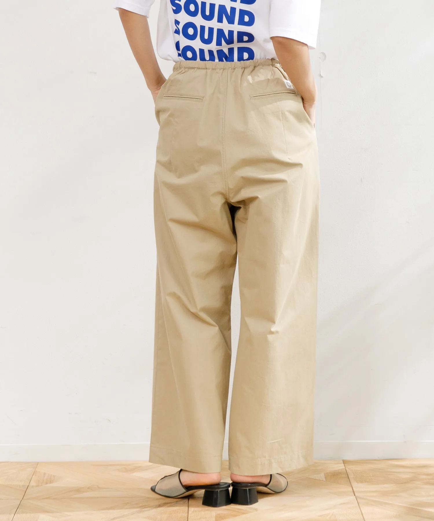 【WOMEN】ORCIVAL WIDE EASY PANTS