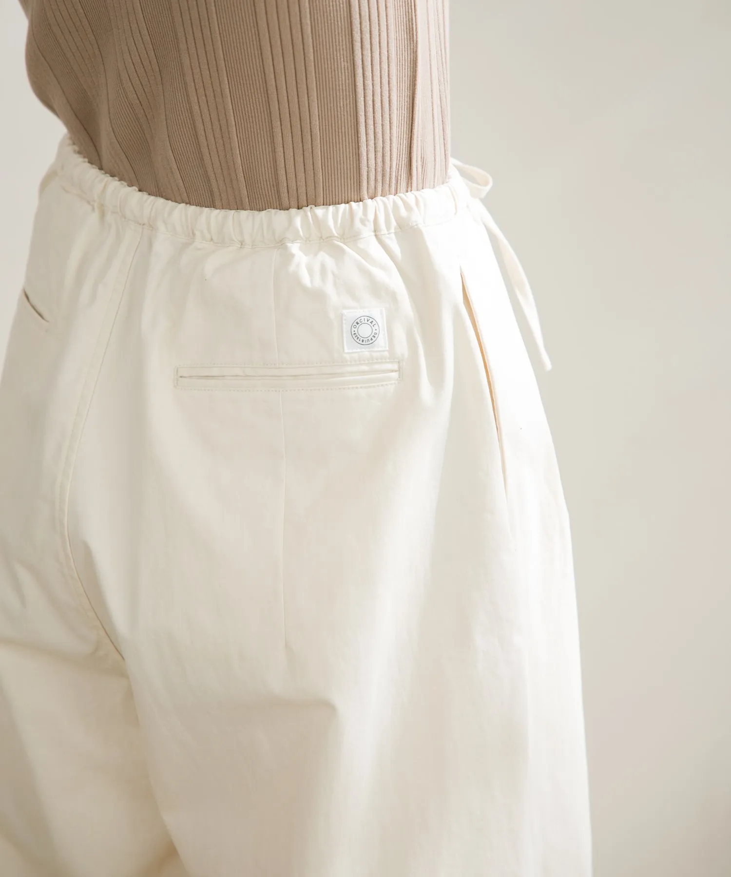 【WOMEN】ORCIVAL WIDE EASY PANTS