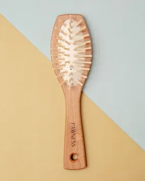 Wooden Vegan Dog Hair Brush