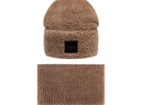 Woolk Teddy Hat and Scarf Set